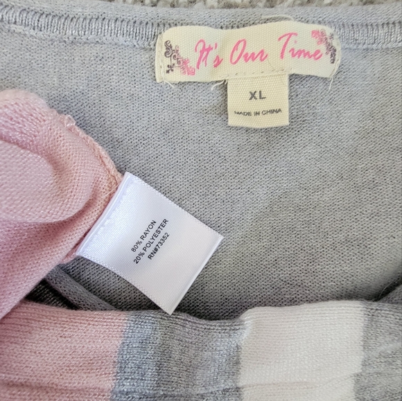 It's Our Time Sweater with Button Details - Picture 3 of 3